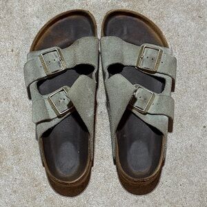 Birkenstock Women's Arizona Suede Sandals Size 40 (9-9.5) Beach Vacation Casual